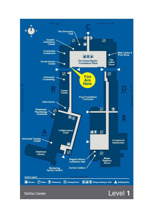 DeVos First Floor Map